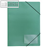 FolderSys Eckspannmappe für DIN A4, PP, grün, VE 40 Stück, 10004-50