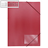 FolderSys Eckspannmappe für DIN A4, PP, rot, VE 40 Stück, 10004-80