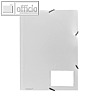FolderSys Eckspannsammelmappe für DIN A4, PP, weiß, VE 30 Stück, 10006-10
