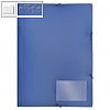 FolderSys Eckspannsammelmappe für DIN A4, PP, blau, VE 30 Stück, 10006-40