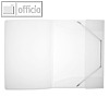FolderSys Eckspannsammelmappe für DIN A4, PP, transparent, 30 Stück, 10027-04