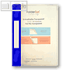 FolderSys Schnellhefter A4, PP, transparent blau, VE 40 Stück, 11001-46