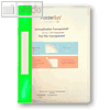 FolderSys Schnellhefter A4, PP, transparent grün, VE 40 Stück, 11001-56