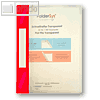 FolderSys Schnellhefter A4, PP, transparent rot, VE 40 Stück, 11001-87