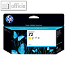 HP Tintenpatrone Nr. 72 f?r Jet T1100, gelb, 130 ml, C9373A