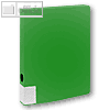 FolderSys Dokumentenbox f?r DIN A4, PP, Breite 35mm, gr?n, 10 St?ck,30001-50-010