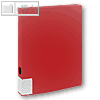 FolderSys Dokumentenbox f?r DIN A4, PP, Breite 35mm, rot, 10 St?ck, 30001-80-010