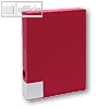 FolderSys Dokumentenbox f?r DIN A4, PP, Breite 55mm, rot, 10 St?ck, 30002-80-010