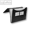 FolderSys F?chermappe A4, PP, 7 Taschen, schwarz, 20 St?ck, 70005-30