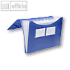 FolderSys F?chermappe A4, PP, 7 Taschen, blau, 20 St?ck, 70005-40