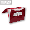 FolderSys F?chermappe A4, PP, 7 Taschen, rot, 20 St?ck, 70005-88