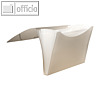 FolderSys F?chermappe A4, PP, 12 Taschen, rauch-transparent, 10 St?ck, 70001-24