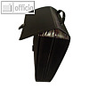 FolderSys F?chermappe "Aktentasche", 24 F?cher, PP, schwarz, 4 St?ck, 70018-30