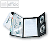 FolderSys Schreibmappe mit 5 Fächer, CD-Taschen und Block A4, 5 Stück, 70007-30