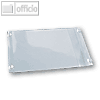 Infotasche DIN A4, 4 Saugn?pfe f. glatte Fl?chen, Schutzklappe, 5 St?ck, 3504000