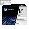 HP Toner 64A, schwarz, CC364A