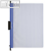 FolderSys Combi-Clip-Mappe, DIN A4, blau, 50 St?ck, 13005-40