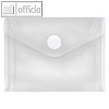 FolderSys Umschlag transparent, DIN A7 quer, PP, Klett, 100 St., 40117-04