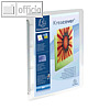 Pr?sentationsringbuch KreaCover DIN A4, 25 mm, 4-Ringe, transluzent-wei?, 51968E