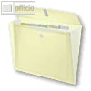 Foldersys Faechertaschen transparent-gelb