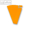 Ultradex Steckkarten für Planrecord Tafeln, 4 cm, orange, 90er Pack, 140404