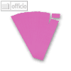 Ultradex Steckkarten für Planrecord Tafeln, 4 cm, magenta, 90er Pack, 140414