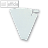 Ultradex Steckkarten für Planrecord Tafeln, 6 cm, grau, 90er Pack, 140609