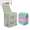 Post-it Haftnotizen Recycling, 38 x 51 mm, pastell, 6 x 100 Blatt, 6531GB