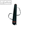 Zeichnungs-Rolle f?r DIN A3 - 420 mm, ? 60 mm, Tragegurt, schwarz, 3 St?ck
