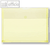 Dokumententaschen - DIN A4 quer, Dehnfalte 30 mm, gelb, 100St., 40105-64