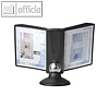 SHERPA? MOTION 10, Tisch-Drehst?nder, Sichttafelsystem m. 10 Tafeln,, 5587-01