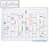 Personal-/Projektplaner, 120 x 90 cm, 12 Monate + Tage, 12 Monate, magnetisch