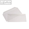 Briefumschläge PP-Folie, DIN lang, 100 my, haftklebend, transparent, 1.000 Stück