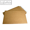 officio Versandtaschen Suprawell, 370 x 540 mm, haftklebend, braun, 75 St?ck
