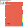 Bene Farbregister, DIN A4, 6 Blatt farbig, 97400