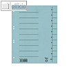 Bene Trennblätter DIN A4, 235 x 300 mm, 250g/m², Karton, blau, 100 Stück,97300BL