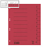 Bene Trennblätter DIN A4, 235 x 300 mm, 250g/m², Karton, rot, 100 Stück, 97300RT