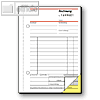 Sigel Rechnungsbuch, DIN A6, mit fortlaufender Nummerierung, 2x50 Blatt, SD133