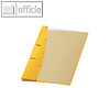 Ringbuch "Diamond", DIN A4, PP, 2 D-Ringe ? 20 mm, gelb, 12 St?ck, 1141410