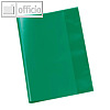 Veloflex Schulhefthuelle A5 Gruen transparent-grün