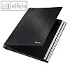 Bene bene Pultordner DIN A4, Hartpappe, Register 1-31, schwarz, 75400