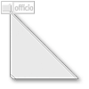 Veloflex Dreiecktasche VELOCOLL®, selbstklebend, 220 x 220 mm, 100 Stück,2222100