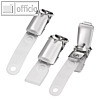 Veloflex Hosentr?gerclip f?r Namensschilder mit Langloch, 100 St., 2656000