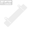 Durable Abheftschieber f?r Hefter zur Ablage in Ordnern, wei?, 50 St?ck, 2996-02