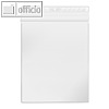 Sichttasche, A4, PP 140 my, ?berfallklappe, mittige Lochung, 100 St?ck, 3304000