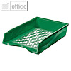 Bene Briefkorb DIN A4 - C4, stapelbar, Polystrol, gr?n, 060100GN
