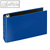 Bankordner VELOCOLOR DIN A6, "Bank"-Pr?gung, 2-D-Ringe ? 30 mm, blau, 10 St?ck