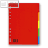Veloflex Karton-Register DIN A4, 5 teilig, 175g/m², Euro-Lochung, 25 St.,4245700