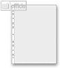 Prospekth?llen, DIN A4, PP, 80my, links & oben offen, genarbt, 100 St., 4339000
