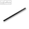 Klemmschienen, DIN A4, Hart-PVC, 3 mm, bis ca. 30 Blatt, schwarz, 100 St?ck